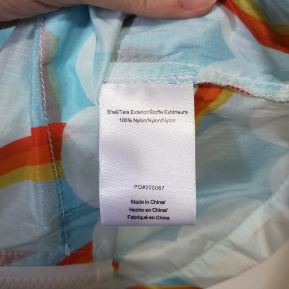 MODCLOTH / S / Women's Mind At Ease Lightweight Rainbow Print Windbreaker Jacket - Picture 8 of 9
